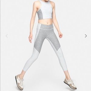 Outdoor Voices 3/4 Two-Tone Leggings (Gray)